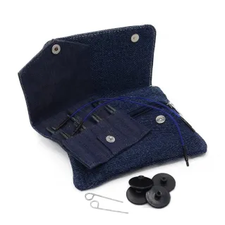KnitPro Mini Circular Needles Set Indigo | Tessiland