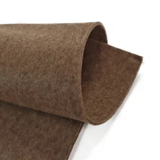 Feuille en feutre pour sacs décorations et créations DIY Marrone melange