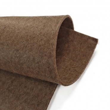 Foglio in feltro per borse decorazioni e creazioni fai da te Marrone melange