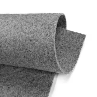 Feuille en feutre pour sacs décorations et créations DIY Grigio melange