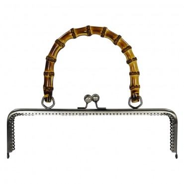 Clic Clac Bamboo cm 27 x 8  Large Argento