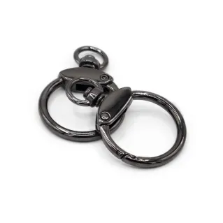 Mosquetones de anillo con ojiva para asas y llaveros Canna di fucile