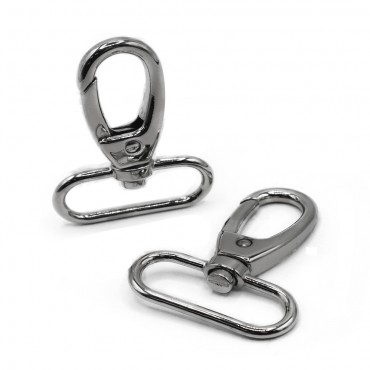 Moschettoni 60x30 Argento 2pz