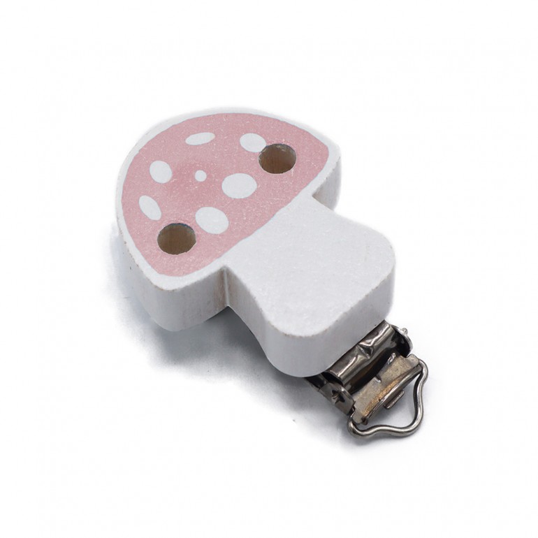 Clip per ciuccio Funghetto nickel free