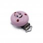 Smile Pink Pacifier Clip nickel free | Tessiland