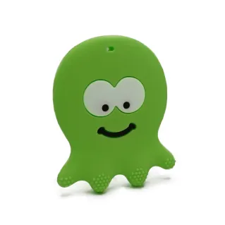Pendentif de dentition en silicone Octopus sans BPA Lime