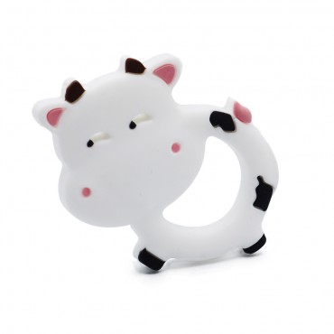 Ciondolo Dentizione Mucca Bianco