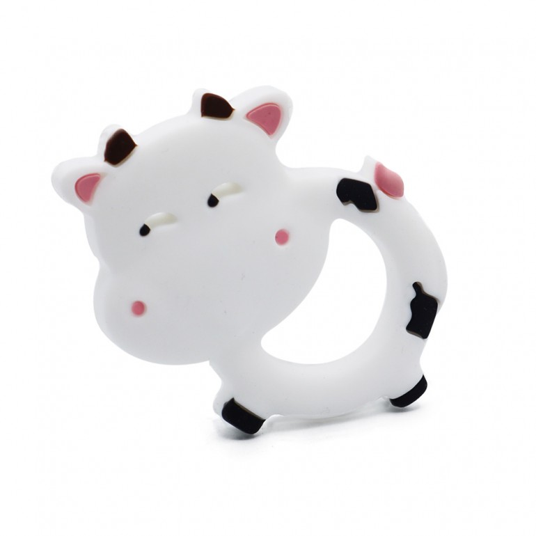 Ciondolo Dentizione Mucca Bianco