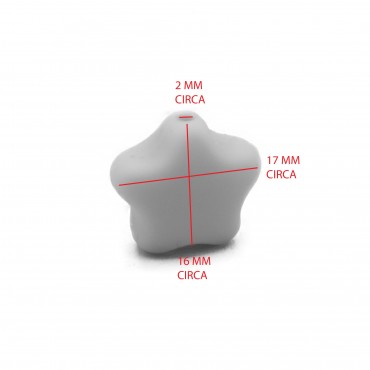 Perlina Stella Grigio Chiaro