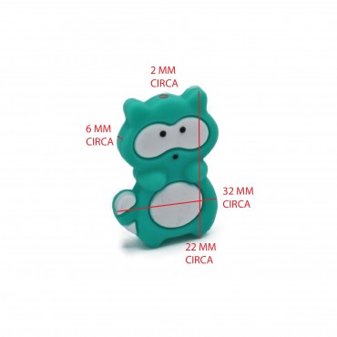 Perlina Orsetto Smeraldo