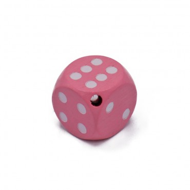 Perlina distanziatore in legno per catenelle ciuccio e bijoux Rosa