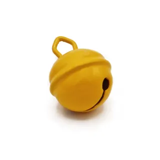 Hochet classique en métal sans nickel Jaune