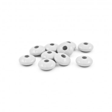 Perlina distanziatori Bianco 10pz