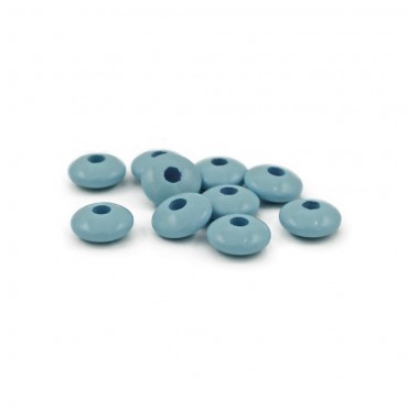 Perlina distanziatori Azzurro 10pz