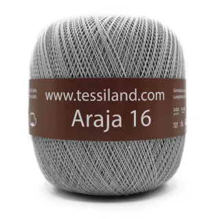Araja Scottish thread n16 100g ball Grigio perla