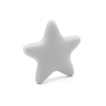 Perlina distanziatore Stella Big in silicone per catenelle ciuccio