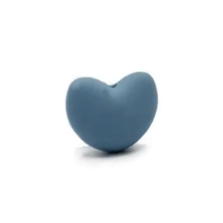 Heart Silicone Bead BPA Free | Tessiland