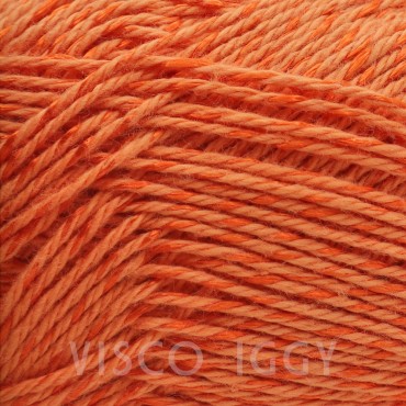 Gomitolo Cotone e Viscosa ViscoIggy Arancio gr 50 | Tessiland