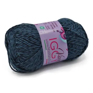 ViscoIggy mélange coton viscose n3 pelote 50g Bleu