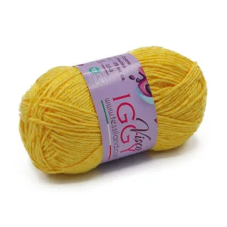 ViscoIggy mélange coton viscose n3 pelote 50g Jaune
