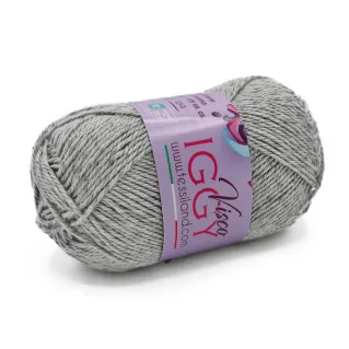 ViscoIggy cotton viscose blend n3 50g ball Grigio perla