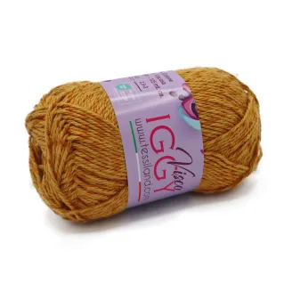ViscoIggy cotton viscose blend n3 50g ball Senape