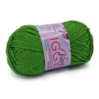 ViscoIggy mélange coton viscose n3 pelote 50g Vert