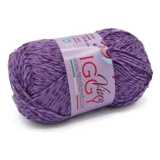 ViscoIggy cotton viscose blend n3 50g ball Viola