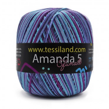 AmandaSfumato Cotton Lisle shaded n5 100g ball Abisso