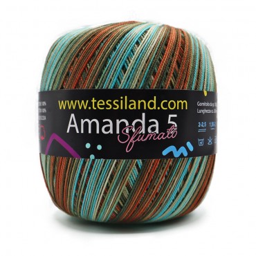 AmandaSfumato Cotton Lisle shaded n5 100g ball Barbados