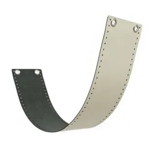 AlexQueen Bag Set Faux Leather Belt for Crochet Bags Panna