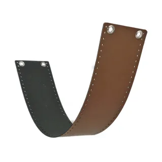 Set de bolso AlexQueen banda de ecopiel para bolsas de ganchillo Cuoio