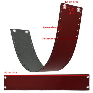 Set AlexQueen Burgundy by Tessiland for Crochet Bags