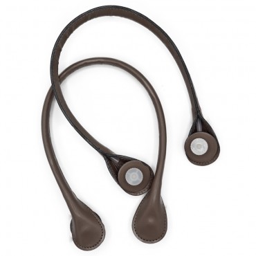 Coppia di manici modello Obag per borse a uncinetto Avio | Tessiland