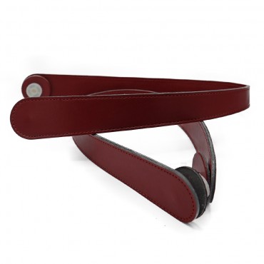 Manici Sahel in ecopelle con attacco a vite made in Italy Bordeaux