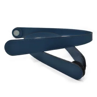 Screw Handles in Eco Leather with Screw Attachment Made in Italy Navy