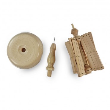 Artisanal 37cm Base Spinning Wheel | Tessiland