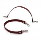 Simple Eco-Leather Handles with Carabiners | Tessiland
