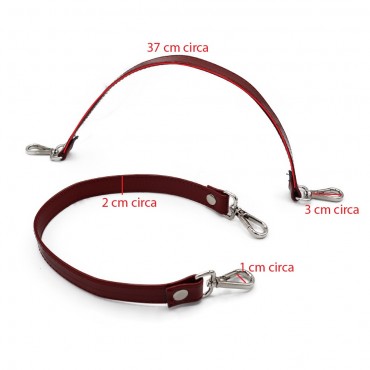 Manici per borse a uncinetto Simples Tessiland Bordeaux