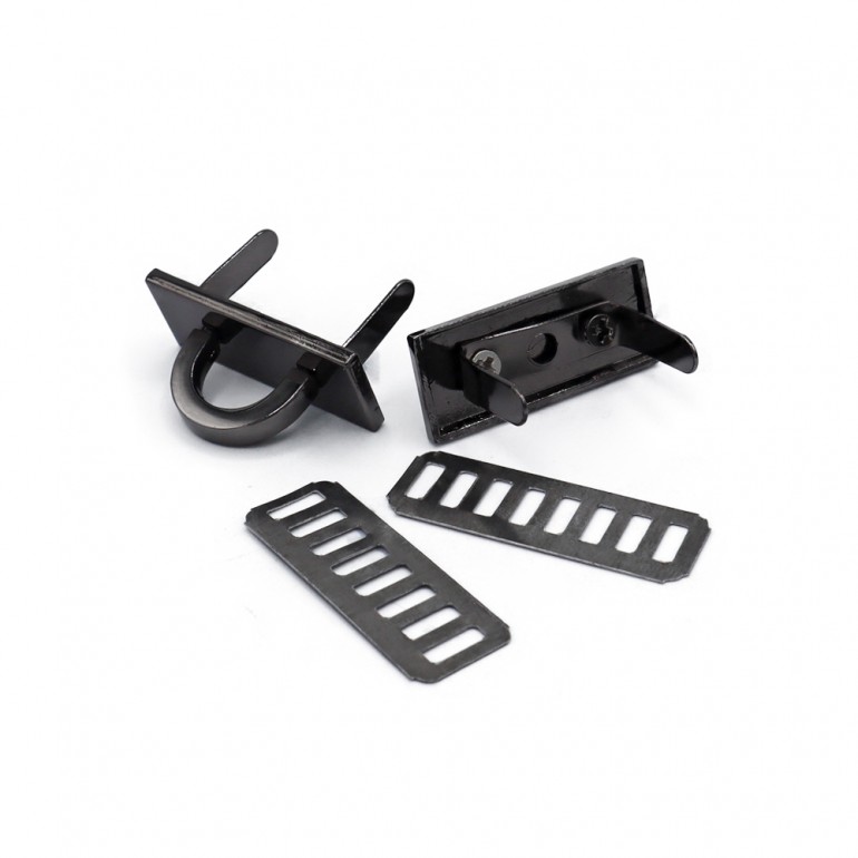 Ponticelli con placca  rettangolare 30x13 Canna fucile 2pz