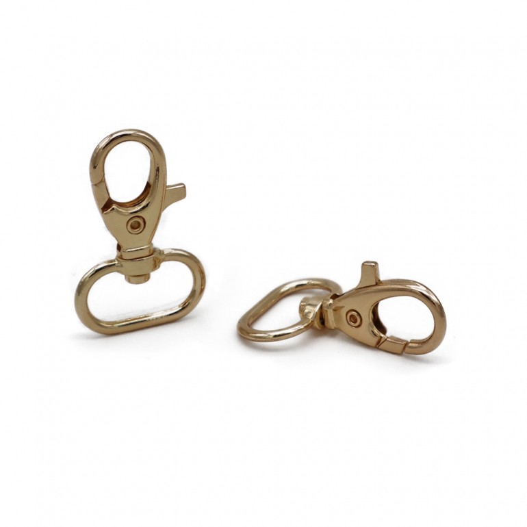 Moschettoni Goccia 35x25 Oro 2pz