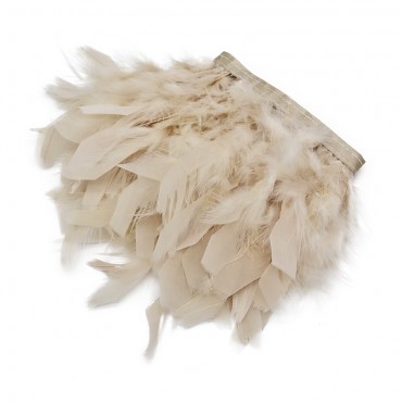 Feather Fringe Cream 1mt