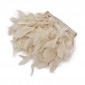 Feather Fringe Cream 1mt