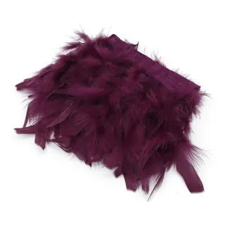 Frange en plumes naturelles pour applications sur sacs et vêtements Vino