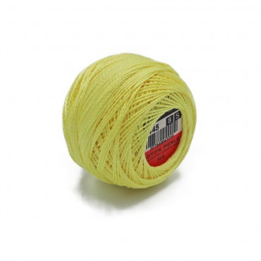 Cotone Perlè DMC n 8 gomitolo 10g Paglia 445