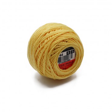 Cotone Perlè DMC n 8 gomitolo 10g Crema 744
