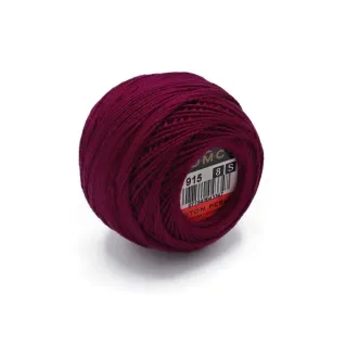 Algodón Perlé DMC n 8 ovillo 10g Prugna 915