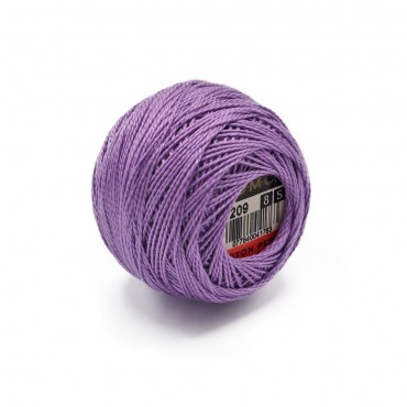 Cotone Perlè DMC n 8 gomitolo 10g Glicine 209