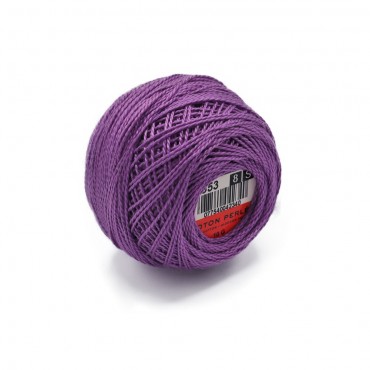 Cotone Perlè DMC n 8 gomitolo 10g Viola 553