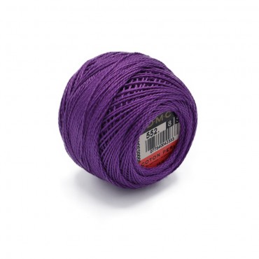 Cotone Perlè DMC n 8 gomitolo 10g Viola 552